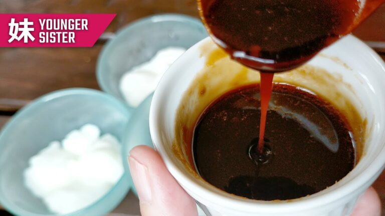 たったのこれだけ？【レンジで黒蜜の作り方】超簡単お家スイーツ How to make Kuromitsu - Japanese summer sweets -＜KITCHEN TANAKA 妹レシピ＞