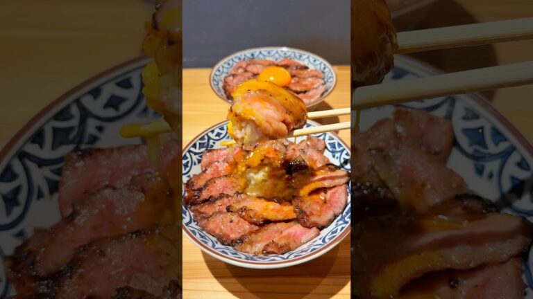 焼肉屋が本気で作るカルビ丼🥩🔥