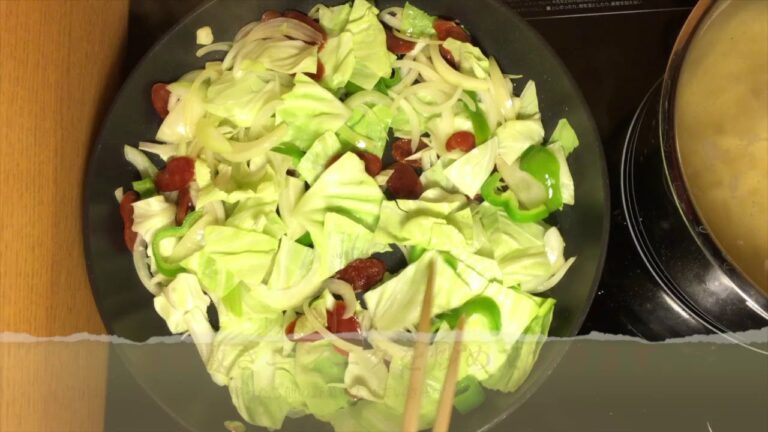 [必見]野菜たっぷりナポリタン