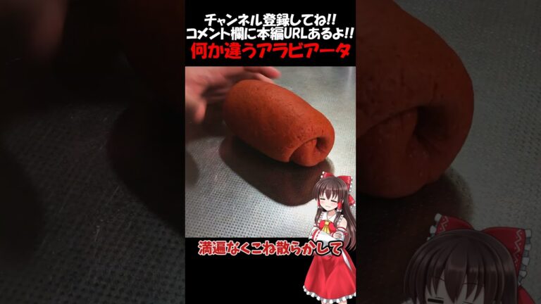 【ゆっくり料理】唐辛子のタリアテッレでアラビアータは控えめに言って地獄。#shorts