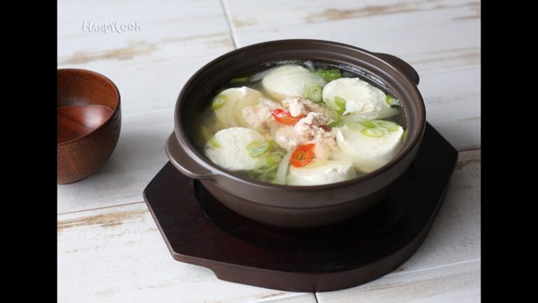 明太子スンドゥブチゲ(명란순두부찌개)_韓国料理レシピ(일어자막)JP ver.