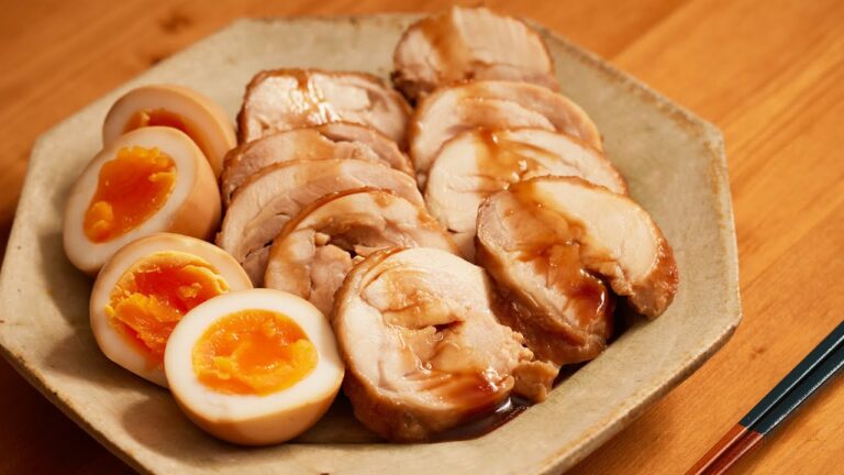 【鶏チャーシュー】お正月料理•おせちにもぴったり！漬け込み不要！即席鶏チャーシュー♪