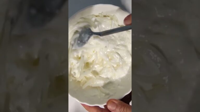 【玉ねぎヨーグルトアレンジレシピ】便秘解消、お腹スッキリ｜食欲抑制｜代謝アップ｜脂肪の吸収を抑える　#Shorts
