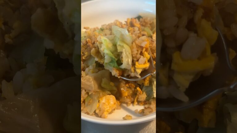 お家で簡単、激うまレタスチャーハン #cooking #レタスチャーハン #shorts