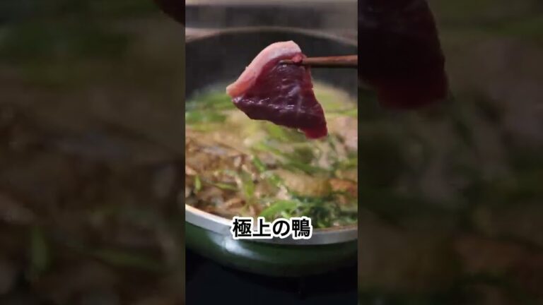 大阪・福島の人気”河内鴨”専門店の鍋セット「藤乃」 #Shorts