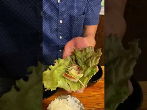 韓国 サムギョプサル 野菜 巻き方公開‼️#韓国グルメ #samgyupsal