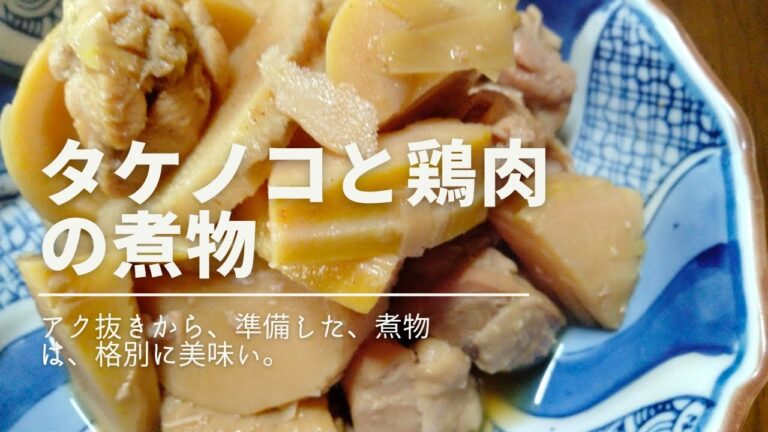 タケノコと鶏肉の煮物
