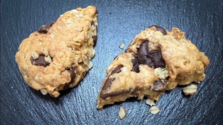 誰でも簡単　オートミールチョコスコーン