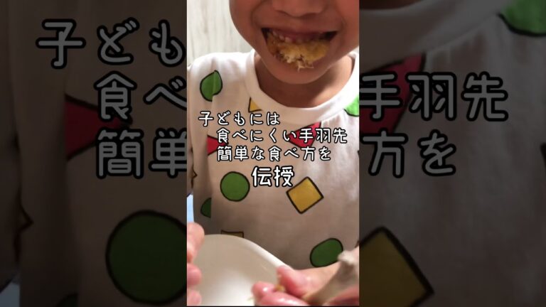 子どもが手羽先を好きになる食べ方/124話#手羽先#風来坊