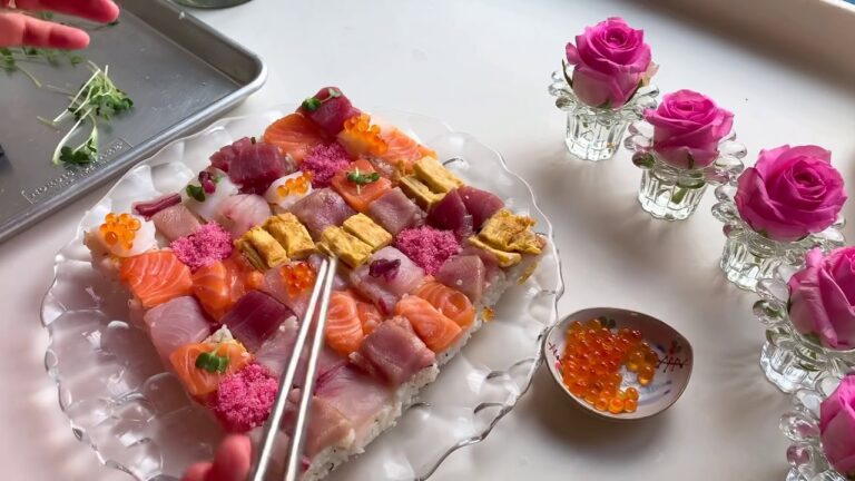 ひな祭り　今日はモザイク寿司を作ってみた❣️