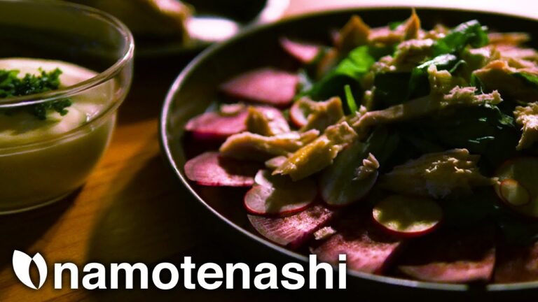 【マグロ】大根とマグロのサラダ / Homemade Tuna Salad-
