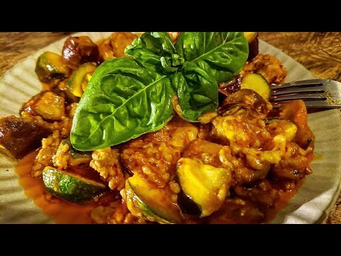 ～ナスとズッキーニとチーズとケチャップ～#イタリアン#トマト#わしずキッチン