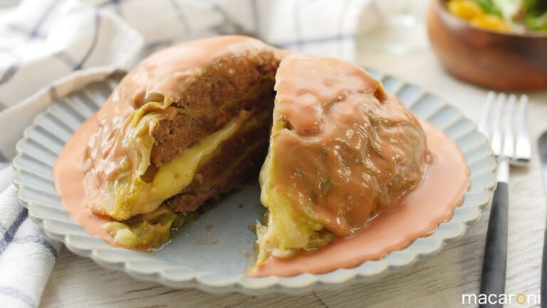 肉汁オンパレード！ とろ〜り チーズの キャベツ ドーム のレシピ 作り方