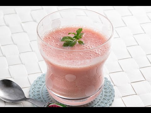 スイカ甘酒スムージー