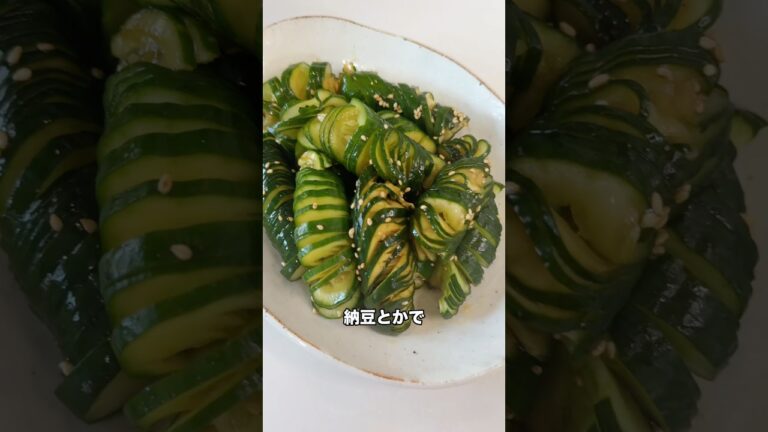 5児ママ〜蛇腹きゅうり〜#shorts