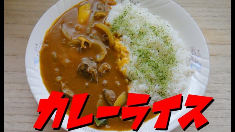 【簡単レシピ】 夏場に最適!! 特売の鶏レバーと長ネギを使ったカレーライス