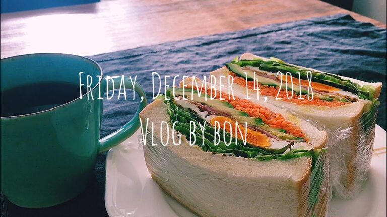 【vlog #6】のんびり主婦の毎日 [冷蔵庫にあるもので わんぱくサンドをつくる]