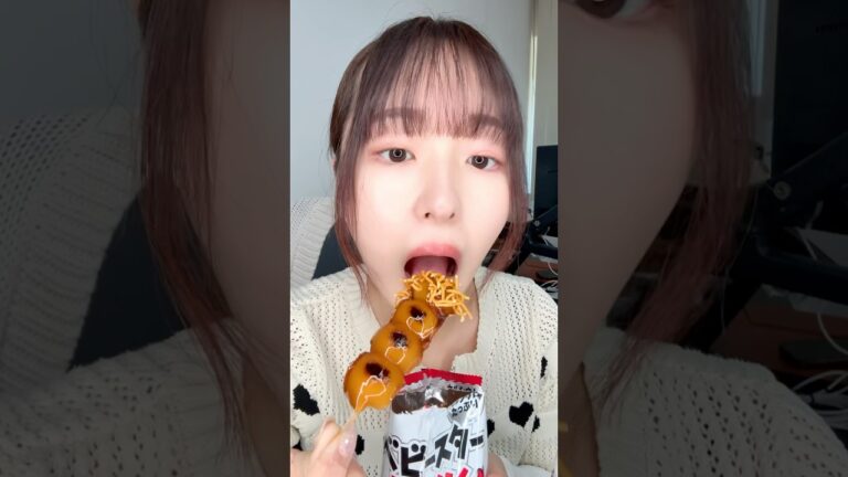 革命的なみたらし団子アレンジを思いついたと思ったんだ。#asmr