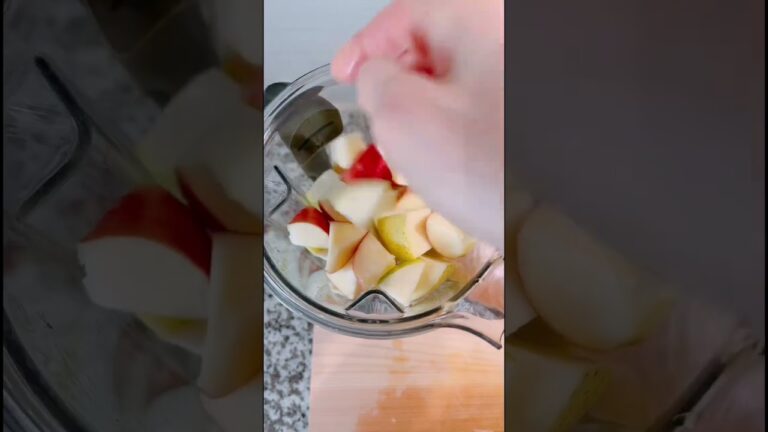 シャリシャリりんごのデザートスムージー🍎#美肌レシピ #スムージー #手作り #朝食レシピ #簡単レシピ #ヘルシーメニュー #デザートレシピ #フルーツパフェ #シンプルな暮らし