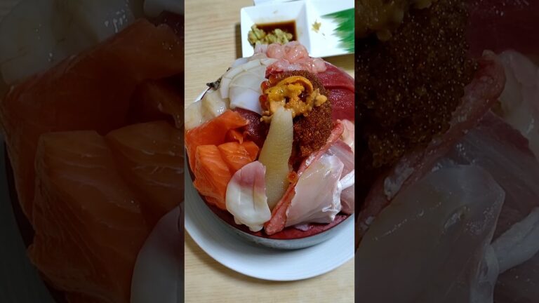 【絶品生ちらし】北海道　増毛の港のスペシャルな奴！　#shoot