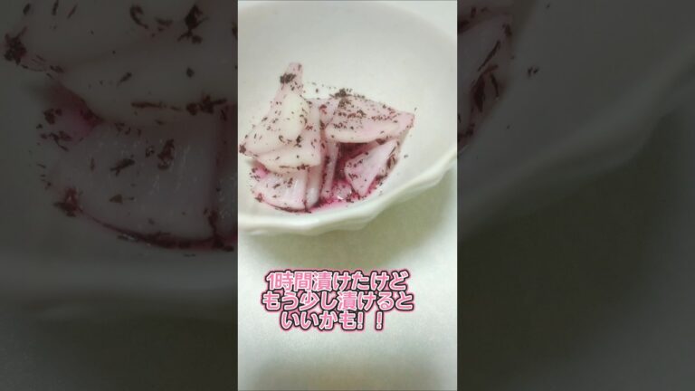 夜食シリーズ№386★大根のゆかり漬け