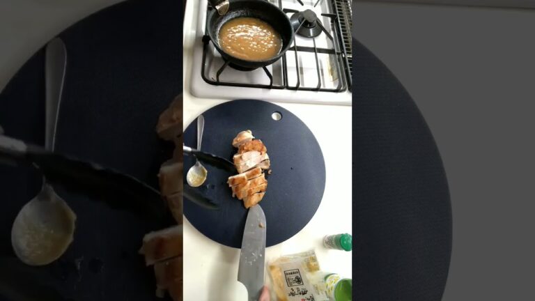ヘルシー鶏むね肉、白を味噌バターソース#shorts