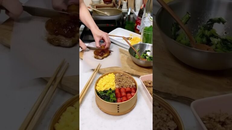 鶏そぼろ弁当詰め方#お弁当 #お弁当記録 #キキ弁