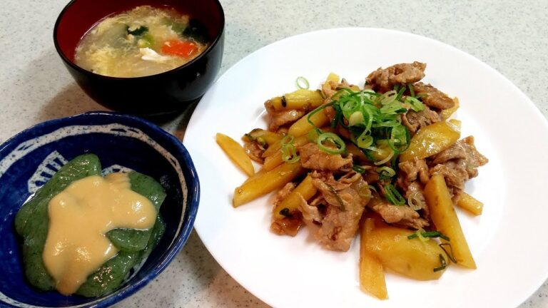 時短料理！冷蔵庫にあるものでズボラご飯！中華スープ・刺身こんにゃく・炒めもの！買物に行けない日には…【簡単家庭料理】