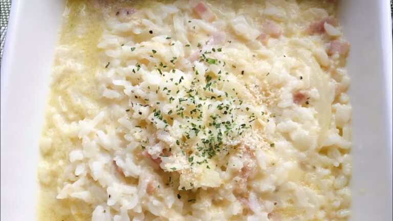 豆乳で簡単に♬【豆乳のチーズリゾット】「簡単レシピ」
