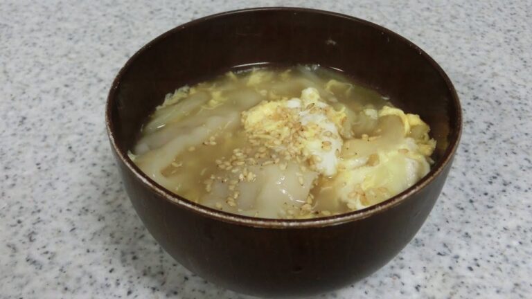 簡単餃子スープ