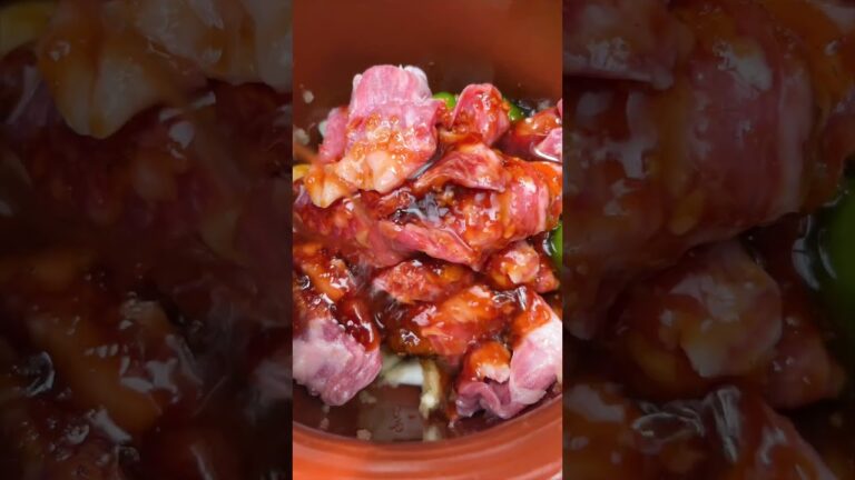 焼肉屋が教える禁断の壺漬けカルビがやばすぎる #shorts