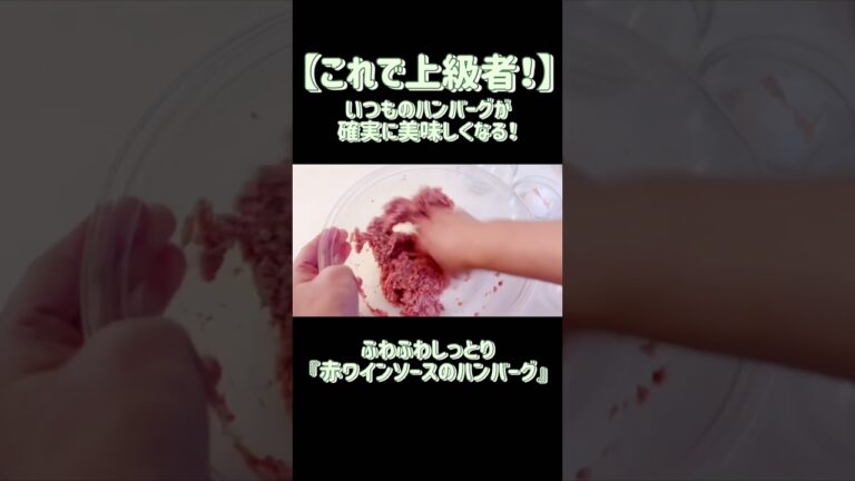 【公式】世界を旅する料理研究家ヤミー　赤ワインソースのハンバーグ