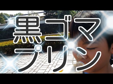 簡単黒ごまプリンの素で巨大プリン（ホントはプリン大）を作ってみたよ。