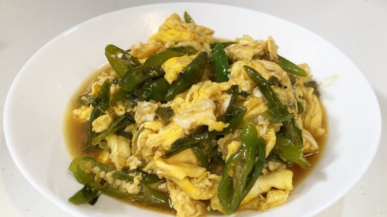 【ガチ中華】青唐辛子卵炒めが中国の家庭料理を作ってみた。【激辛注意】