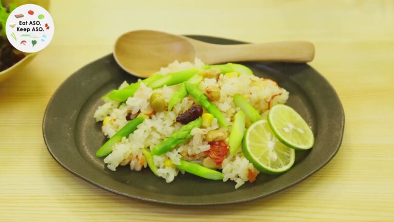 EatASO,KeepASOレシピ ⑦アスパラのピラフ