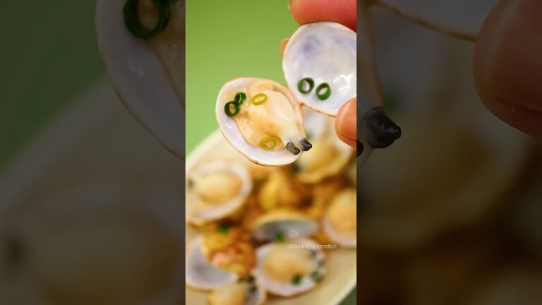 食べちゃダメっ！偽物のあさりの酒蒸し🍶