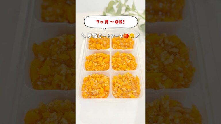 【離乳食】万能ミートソース🍝 レシピはココ👇 #離乳食 #離乳食中期 #補完食 #2回食 #離乳食レシピ  #育児の悩み