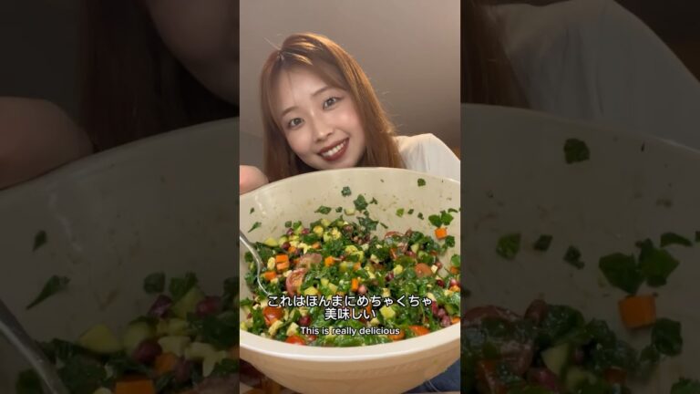 めちゃうまケールサラダを作ったよ in🇬🇧