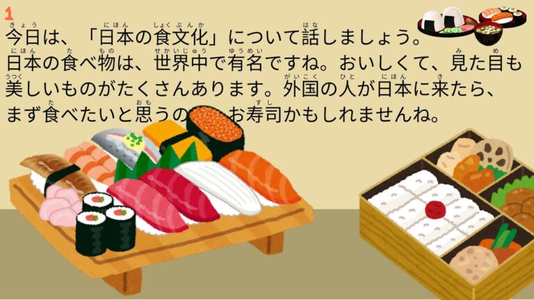 [Nghe Tiếng Nhật Đơn Giản] - Ẩm Thực Nhật Bản