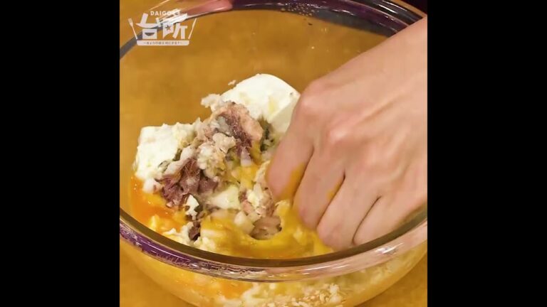 【DAIGOも台所】サバ缶豆腐ハンバーグ｜驚きのふわふわ感♪