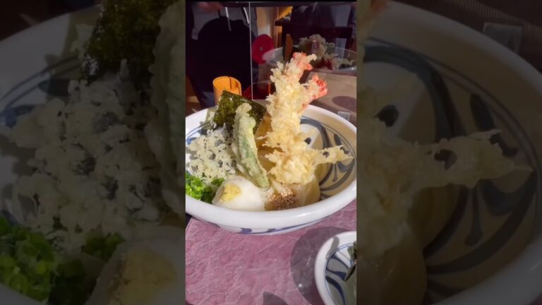 掛川でランチタイム！絶対に名物大海老天おろしうどんを食べるべし！！