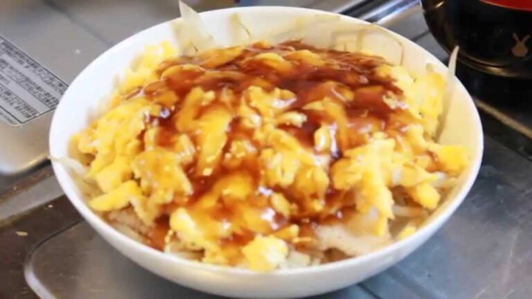 豚肉とモヤシの卵あんかけの完成