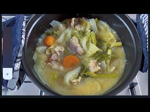 豚汁【STAUB】まず無水で旨みを出す！ラウンド18