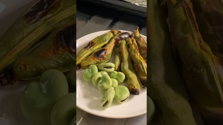 茹でそら豆と焼きそら豆 #簡単レシピ #おつまみ