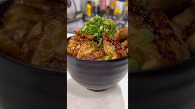 30kg痩せた男が食べている柚子胡椒醤油丼の作り方を紹介します！#shorts #short