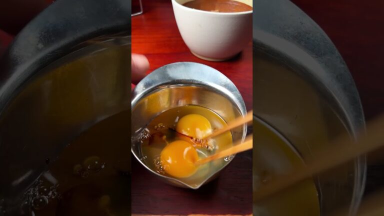 とりそぼろの二色丼【ASMR】 #shorts