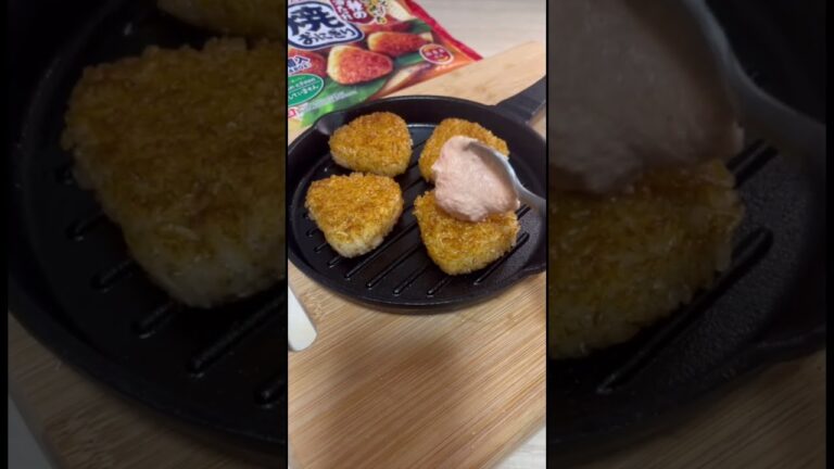 明太マヨ焼きおにぎり🍙#shorts #レシピ #簡単レシピ #おにぎり #キャンプ #おやつ