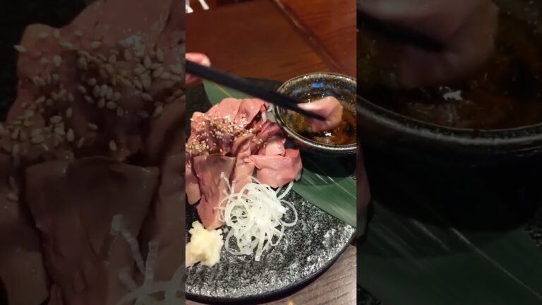 鶏レバ刺し(^o^)