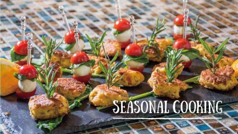 オシャレで可愛い！「ひよこ豆バーグのピンチョス」の作り方　|　SEASONAL COOKING