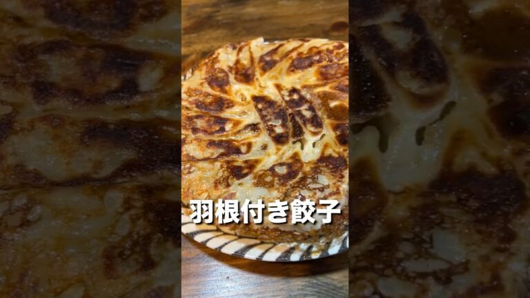 【1分でわかる！】超簡単羽根付き餃子の焼き方がテクい！